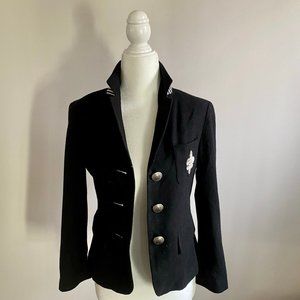 Club Monaco- Wool Blazer- Striped Collar- XS